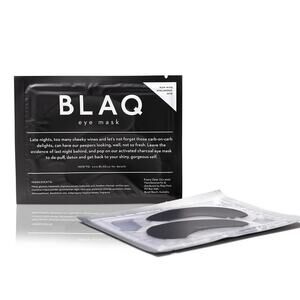 BLAQ Hydrogel Eye Masks with Hyaluronic Acid set of 5 reduce puffiness detoxify
